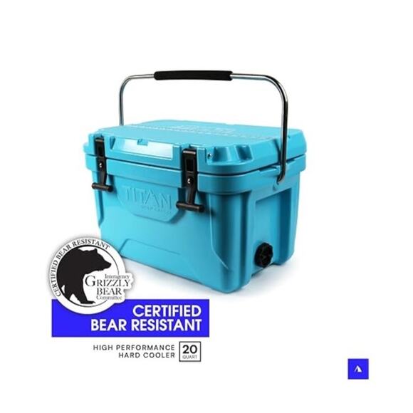 🔥Titan Hard Ice Chest Cooler with Microban Protection - 20 Quarts (30 Can)🔥 - Picture 6 of 7